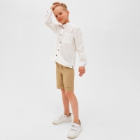 Шорты для мальчика MINAKU: Casual collection цвет бежевый, рост 110 Шорты для мальчика MINAKU: Casual collection цвет бежевый, рост 110