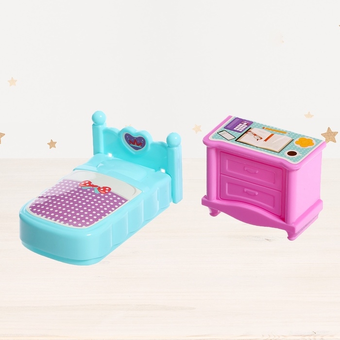 Игровой набор &laquo;Дом-машина Ксении&raquo; с мебелью и аксессуарами