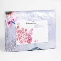 Покрывало Евро макси Экономь и Я &laquo;Весенний цвет&raquo; 240*210&plusmn;5см, 100% полиэстер, 190гр/м2