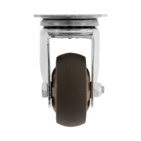 Колесо мебельное CAPPIO d=50,на площадке, поворотное, мягкий ход, покрытие TPR Колесо мебельное CAPPIO d=50,на площадке, поворотное, мягкий ход, покрытие TPR