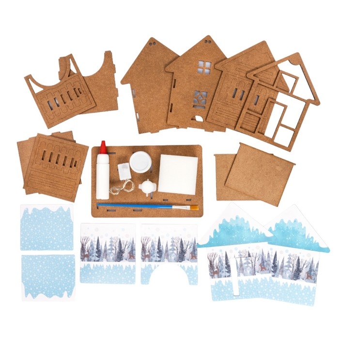 Декорирование   "Чайный домик. Зимняя сказка" (малый)