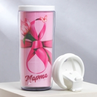 Термостакан со вставкой &laquo;8 марта&raquo; 350 мл