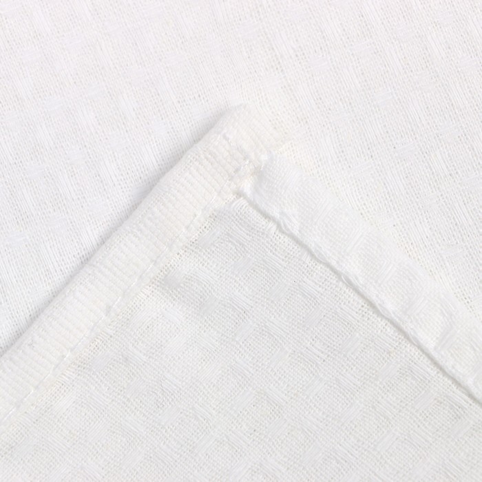 Полотенце вафельное Экономь и Я 50х90 см, белый, 100% хлопок, 200 г/м2 Полотенце вафельное Экономь и Я 50х90 см, белый, 100% хлопок, 200 г/м2