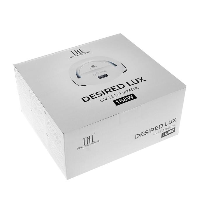 Лампа для гель-лака TNL Desired lux, UV/LED, 168 Вт, 36 диодов, таймер 10/30/60 сек, бел/сер