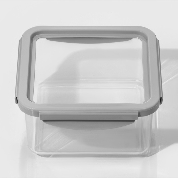 Набор ланч - боксов Доляна, 3 шт, 550 мл, 1,2 л, 2 л, прозрачный