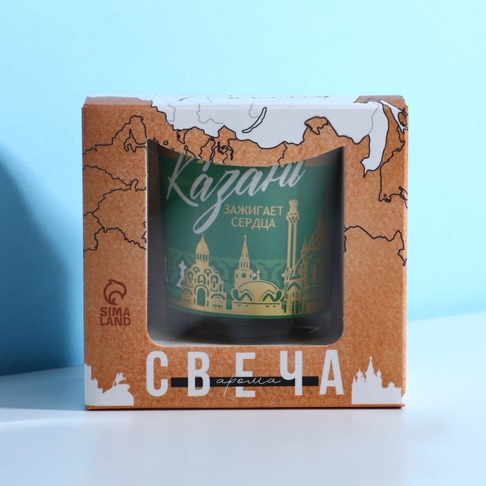 Свеча &laquo;Казань&raquo;, 5,3 х 8,3 см