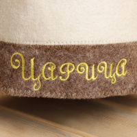 Шапка для бани и сауны (колпак) КОРОНА ЦАРИЦА