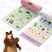 IQ-блокноты набор, 6 шт. по 20 стр., 12 × 17 см, Маша и Медведь IQ-блокноты набор, 6 шт. по 20 стр., 12 × 17 см, Маша и Медведь