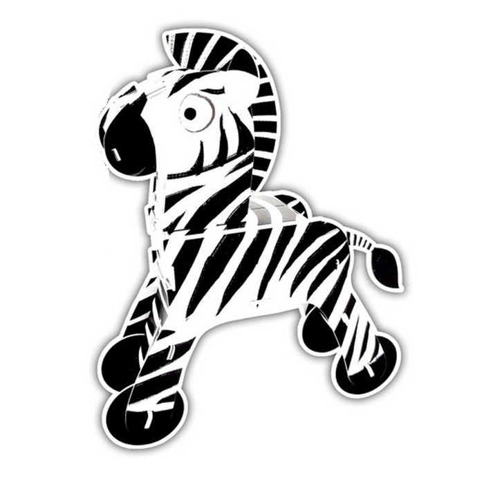 Набор для творчества создние 3D фигурки &laquo;Зебра&raquo;