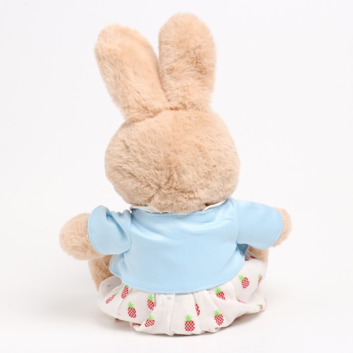 Мягкая игрушка Little Friend, зайка в платье и голубой кофточке, 38 см