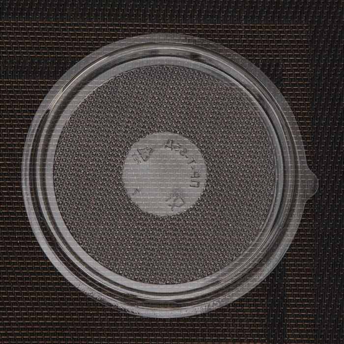 Дно для пирожного одноразовое пластиковое ПР-Т-85Д, круглое, d=11 см, цвет прозрачный, 10 шт/уп