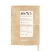 Ежедневник датир 2025г А6+ 176л ESCALADA, мяг обл, иск кожа, тис ф, кр бл 70г/м2, бежевый Ежедневник датир 2025г А6+ 176л ESCALADA, мяг обл, иск кожа, тис ф, кр бл 70г/м2, бежевый