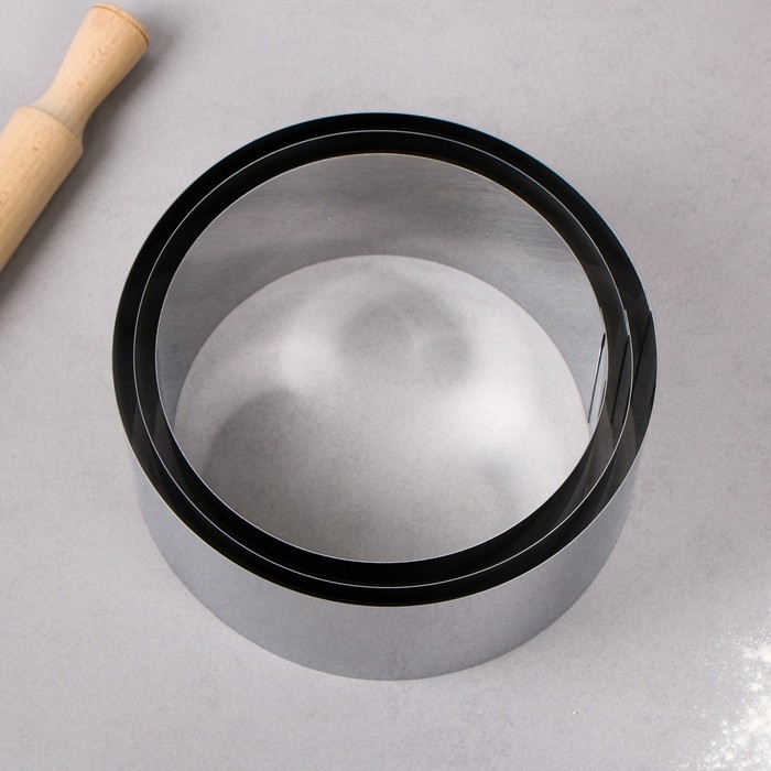 Набор форм для выпечки и выкладки &laquo;Круг&raquo;, d= 20 см, 22 см, 24 см, h=10 см, 3 шт