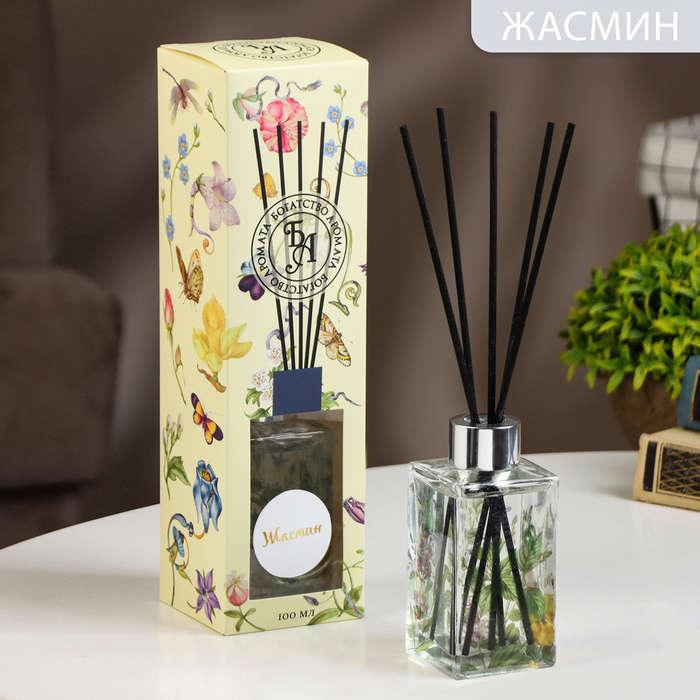 Диффузор ароматический "Артдекор", 100 мл, жасмин, "Богатство Аромата"
