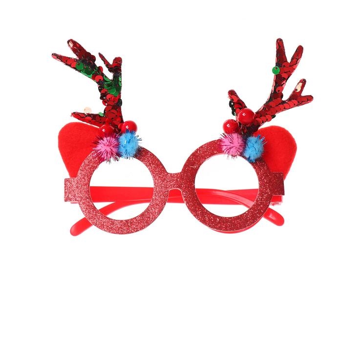 Карнавальные очки &laquo;Рожки&raquo;, цвета МИКС