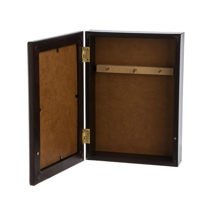 Ключница "Сова" венге 15х21 см