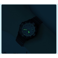 Часы наручные кварцевые детские, d-3.5 см, светящиеся, водонепроницаемые, ремешок силикон, черные