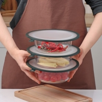 Вакуумная крышка для посуды Доляна, d=22,5 см, цвет зелёный Вакуумная крышка для посуды Доляна, d=22,5 см, цвет зелёный