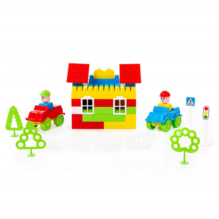 Конструктор &laquo;Строитель&raquo;, 181 деталь