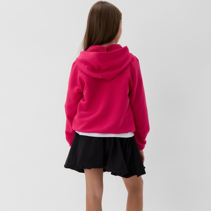 Толстовка (худи) детская MINAKU: Exclusive print, цвет фуксия, рост 164 см Толстовка (худи) детская MINAKU: Exclusive print, цвет фуксия, рост 164 см