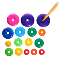 Пирамидка, с кругом, 15 колец Пирамидка, с кругом, 15 колец