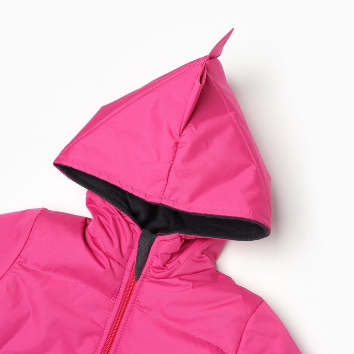 Костюм демисезонный детский, цвет малиновый, рост 80-86 см