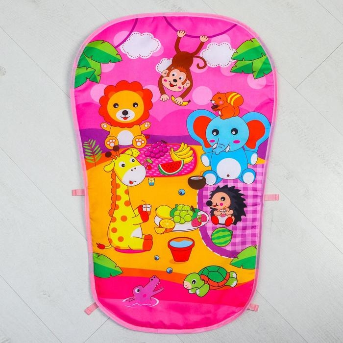 Развивающий музыкальный коврик &laquo;Малыши&raquo;, 73x47 см.