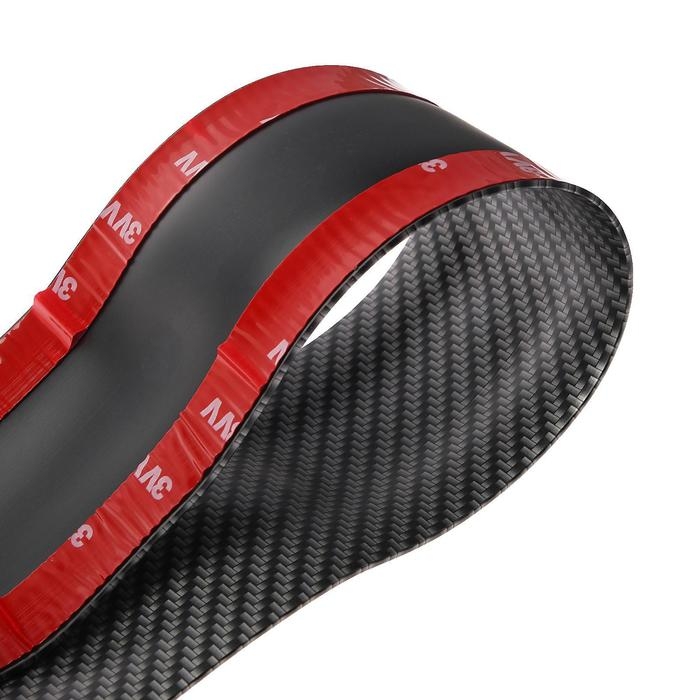 Защитная накладка на порог авто, под карбон, самоклеящаяся, 7х250 см Защитная накладка на порог авто, под карбон, самоклеящаяся, 7х250 см