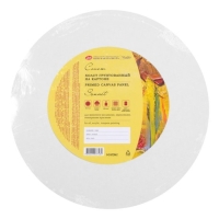 Холст на картоне хлопок 100%, круглый D-24 см, 3 мм, ЗХК "Сонет", акриловый грунт, среднее зерно, 142452062 Холст на картоне хлопок 100%, круглый D-24 см, 3 мм, ЗХК "Сонет", акриловый грунт, среднее зерно, 142452062