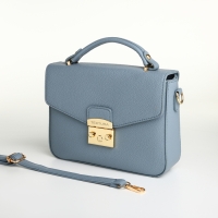 Сумка женская на клапане, TEXTURA, маленький размер, цвет голубой Сумка женская на клапане, TEXTURA, маленький размер, цвет голубой