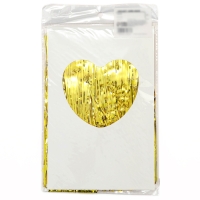 Гирлянда &laquo;Дождик&raquo; с липкой лентой, 2 метра, цвет золотой