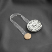 Подхват для штор &laquo;Букет&raquo;, d = 6 см, цвет белый