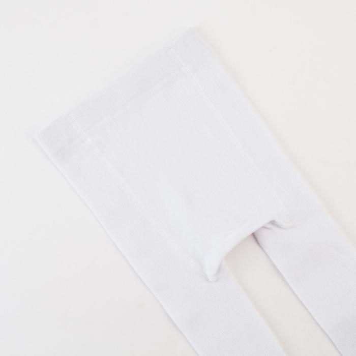 Колготки Крошка Я "Мишка", белый, рост 98-104 см