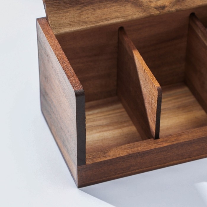 Чайный домик, 35,8×13×10 см, тропическая акация Чайный домик, 35,8×13×10 см, тропическая акация