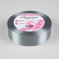 Лента атласная, 25 мм × 23 ± 1 м, цвет пепельный №59 Лента атласная, 25 мм × 23 ± 1 м, цвет пепельный №59