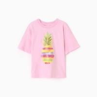 Футболка для девочки, цвет нежно-розовый, рост 116 см Футболка для девочки, цвет нежно-розовый, рост 116 см