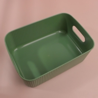 Органайзер для хранения косметических принадлежностей, с крышкой, 24 &times; 16,5 &times; 9,2 см, цвет МИКС