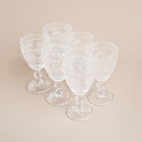 Набор бокалов для вина стеклянный SL Home «Ларго», 300 мл, 9×17 см, цвет прозрачный Набор бокалов для вина стеклянный SL Home «Ларго», 300 мл, 9×17 см, цвет прозрачный