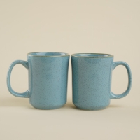 Набор кружек фарфоровых SL Home «Аззура», 400 мл, цвет голубой Набор кружек фарфоровых SL Home «Аззура», 400 мл, цвет голубой