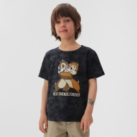 Футболка &laquo;Чип и Дейл&raquo;, Disney, &laquo;Тай-дай&raquo;, рост 110-116