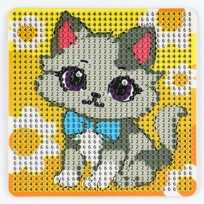 Алмазная мозаика-магнит для детей &laquo;Кошечка&raquo;