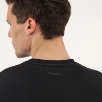 Футболка мужская, базовая, размер XL (52), цвет черный