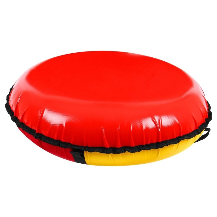 Тюбинг-ватрушка Winter Star, диаметр чехла 80 см, цвет красный/жёлтый Тюбинг-ватрушка Winter Star, диаметр чехла 80 см, цвет красный/жёлтый
