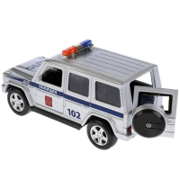 Машина металлическая инерционная Mercedes-Benxz G-class &laquo;Полиция&raquo; 12 см, световые и звуковые эффекты