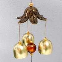 Музыка ветра металл "Семейство слонов в круге" 3 колокольчика 1 фигурка 40 см Музыка ветра металл "Семейство слонов в круге" 3 колокольчика 1 фигурка 40 см