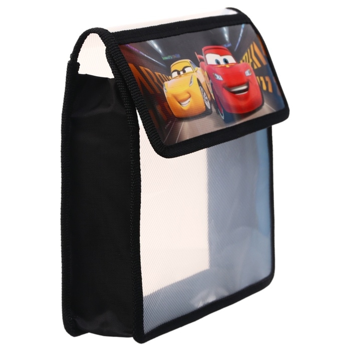 Папка д/тетрадей А5 клапан на липучке пластик ПМ-А5-03 Тачки Папка д/тетрадей А5 клапан на липучке пластик ПМ-А5-03 Тачки