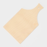 Доска разделочная деревянная с ручкой, 30×16,5 см, фанера Доска разделочная деревянная с ручкой, 30×16,5 см, фанера