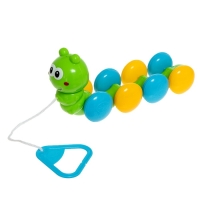 Каталка на веревке &laquo;Весёлый червячок&raquo;