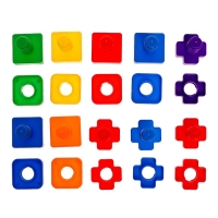 Конструктор «Болты и гайки», в контейнере, 10 болтов и гаек Конструктор «Болты и гайки», в контейнере, 10 болтов и гаек