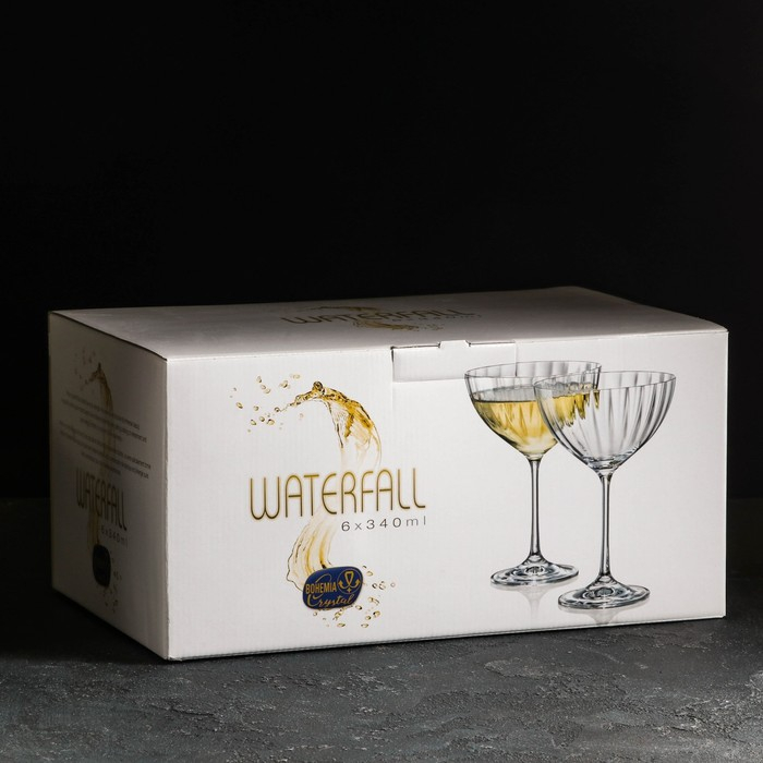 Набор креманок &laquo;Виола&raquo;, 340 мл, 6 шт